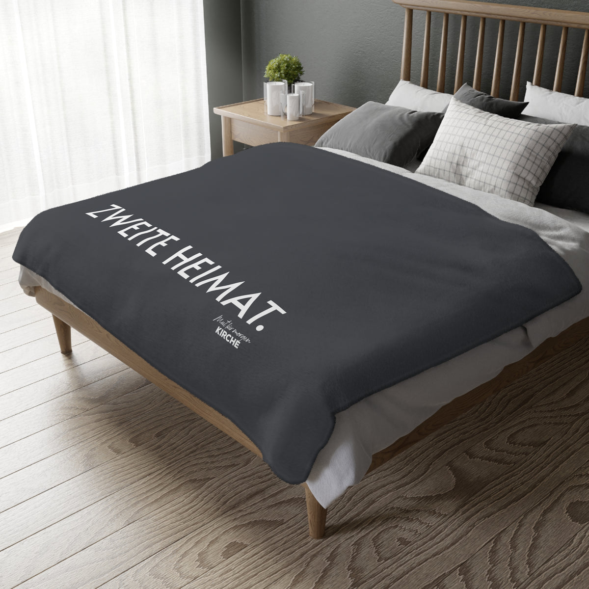Kuscheldecke „ZWEITE HEIMAT.“