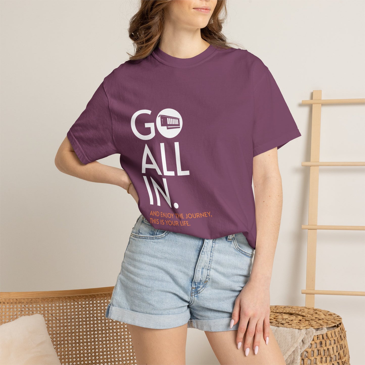 GO ALL IN. – Das Shirt für Menschen ohne Rückwärtsgang.