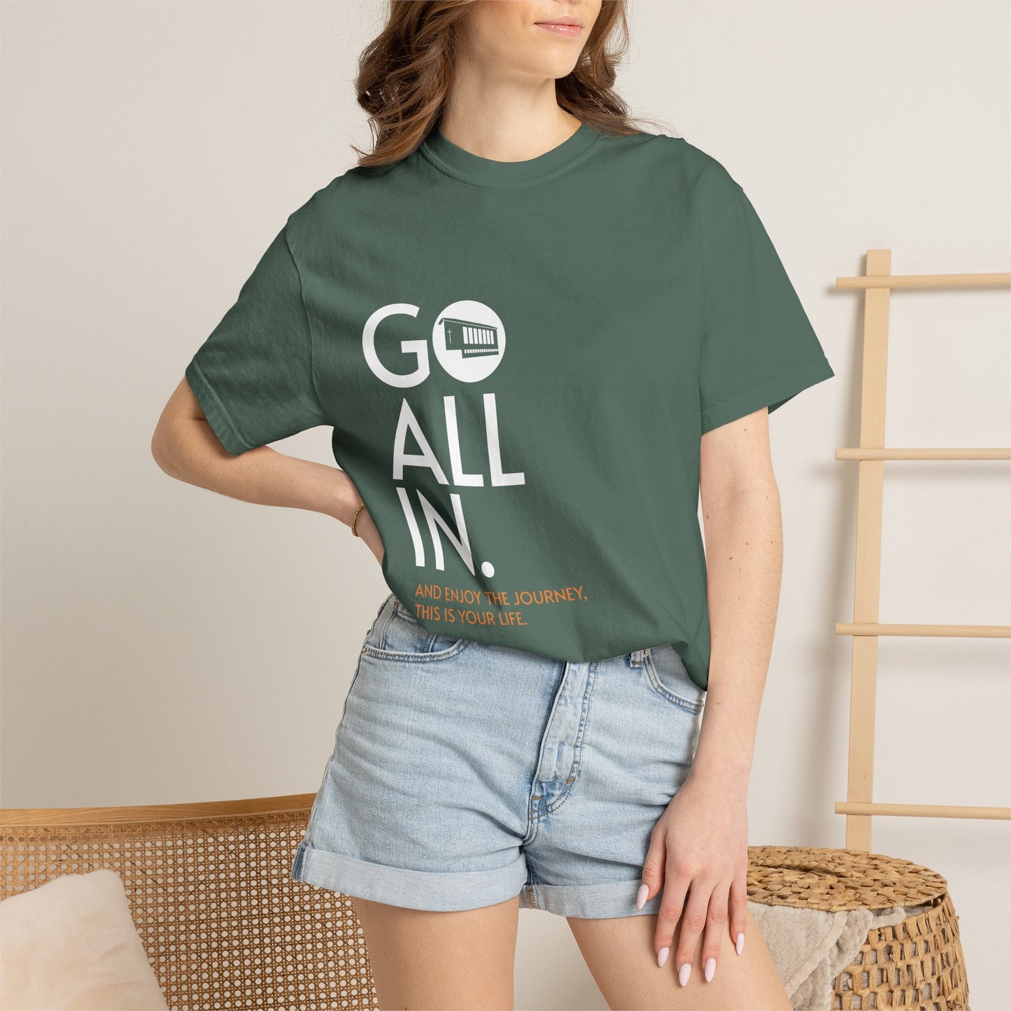 GO ALL IN. – Das Shirt für Menschen ohne Rückwärtsgang.