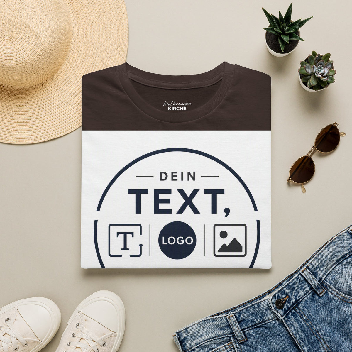 Custom Text & Logo T-Shirt