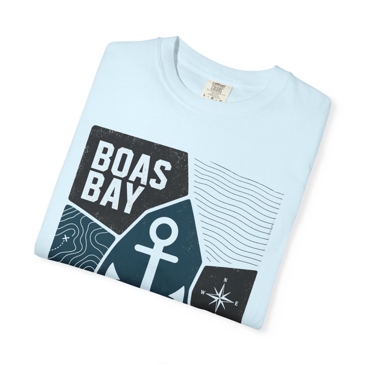 BoasBay T-Shirt „Mut für Morgen“ – Maritimes Anker Design