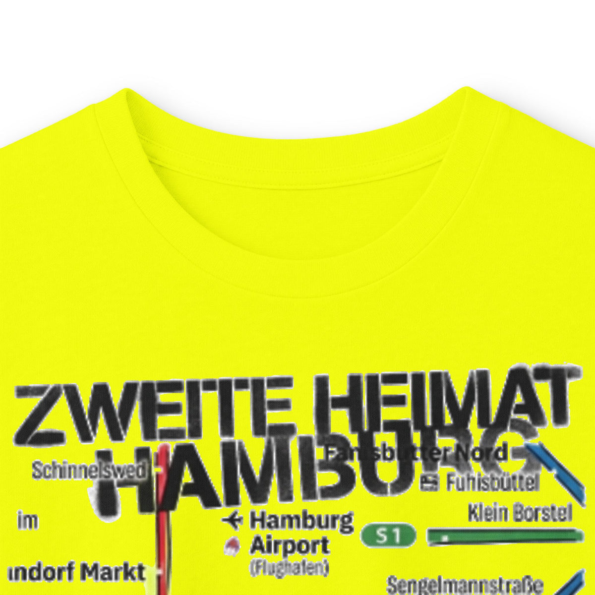 Hamburg Metro Map Tee – „Zweite Heimat Hamburg“
