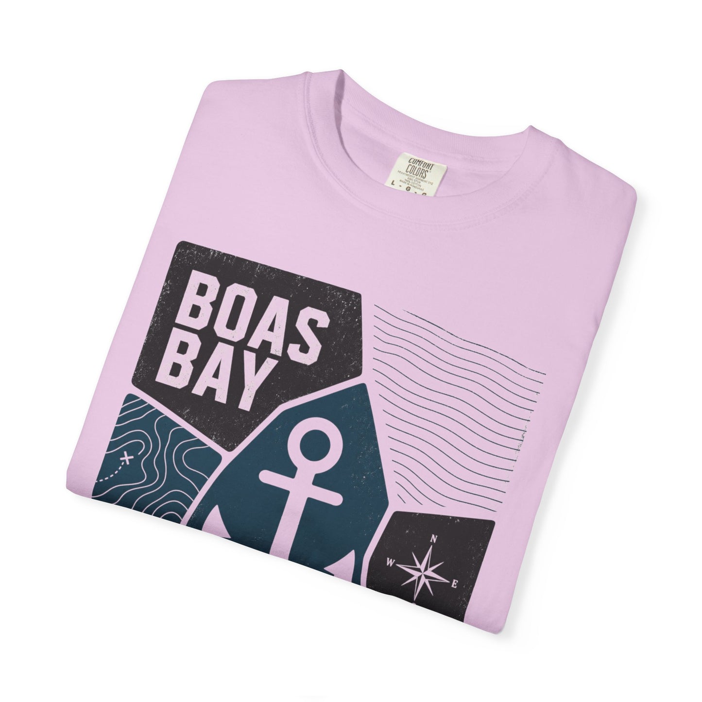 BoasBay T-Shirt „Mut für Morgen“ – Maritimes Anker Design
