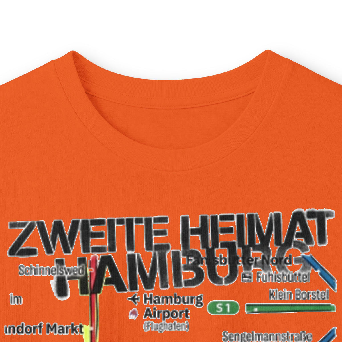 Hamburg Metro Map Tee – „Zweite Heimat Hamburg“