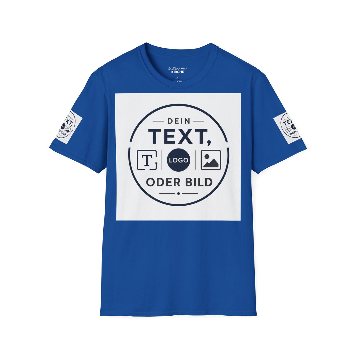 Custom Text & Logo T-Shirt