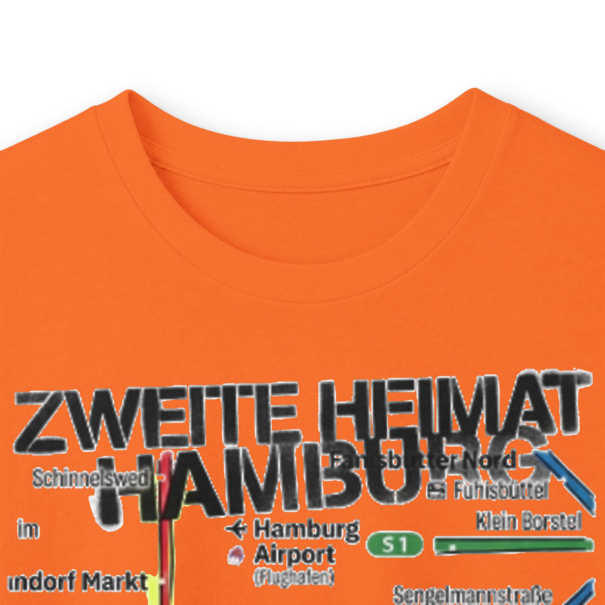 Hamburg Metro Map Tee – „Zweite Heimat Hamburg“