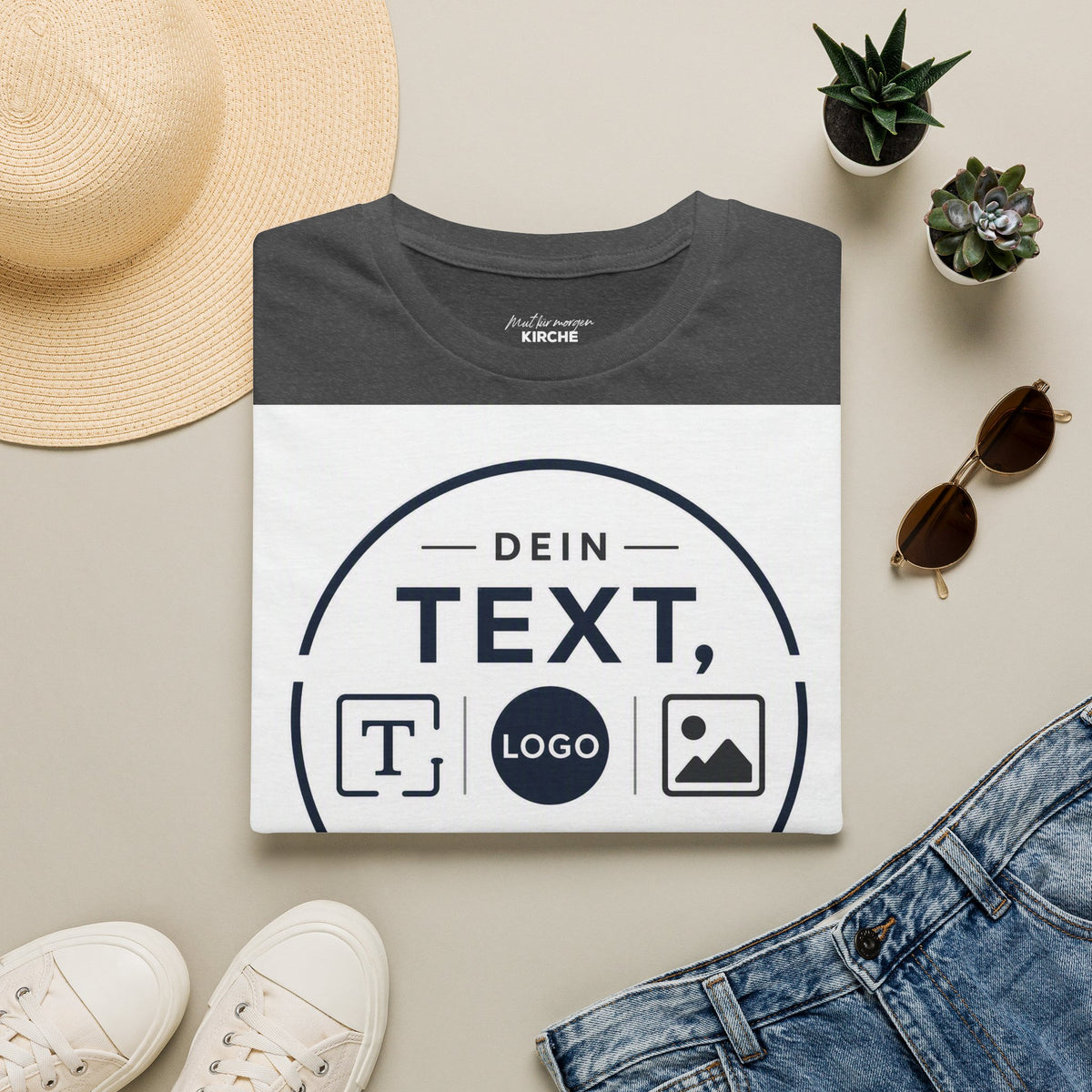 Custom Text & Logo T-Shirt