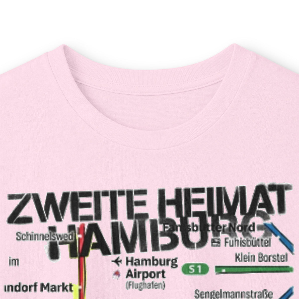 Hamburg Metro Map Tee – „Zweite Heimat Hamburg“