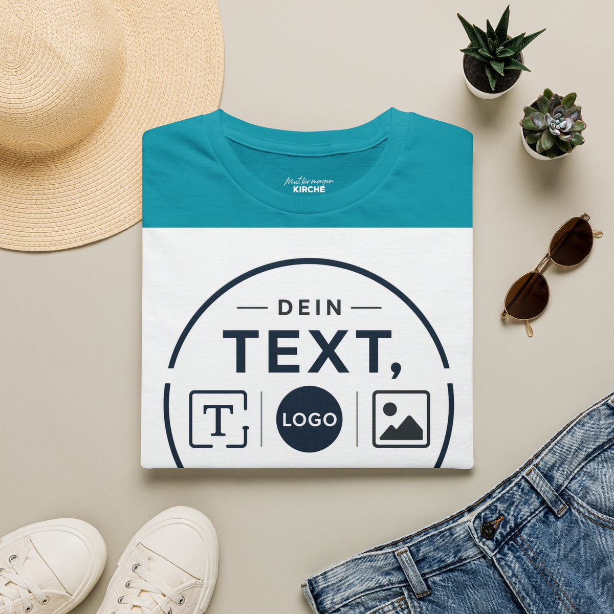 Custom Text & Logo T-Shirt