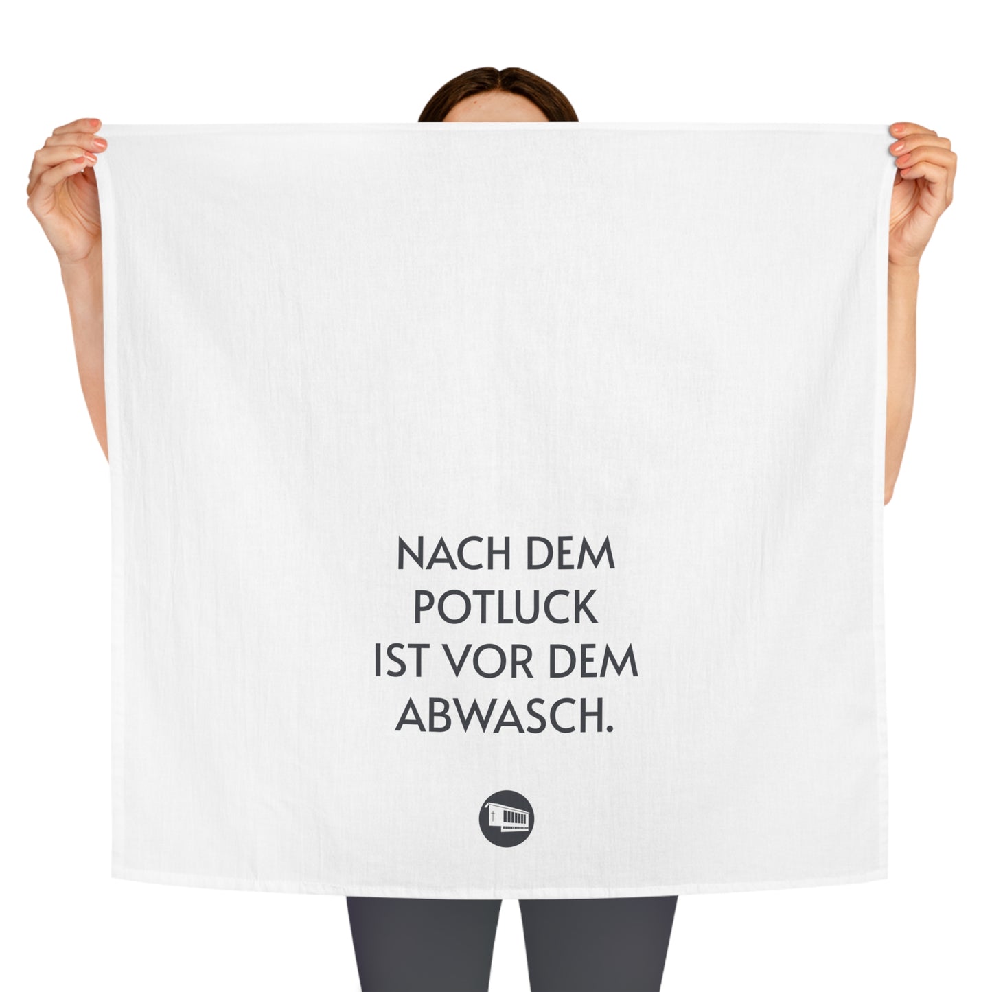 Grindel-Geschirrtuch - „Nach dem Potluck ist vor dem Abwasch.“