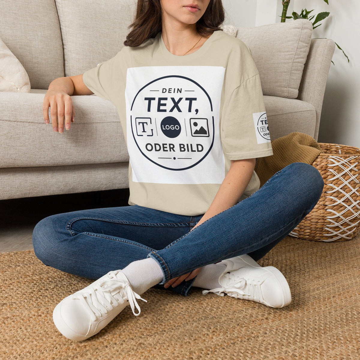 Custom Text & Logo T-Shirt