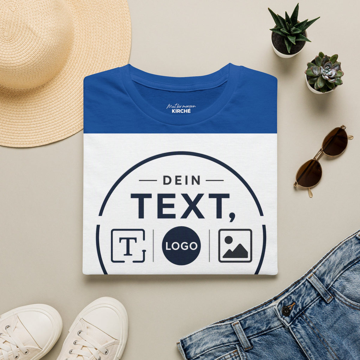 Custom Text & Logo T-Shirt