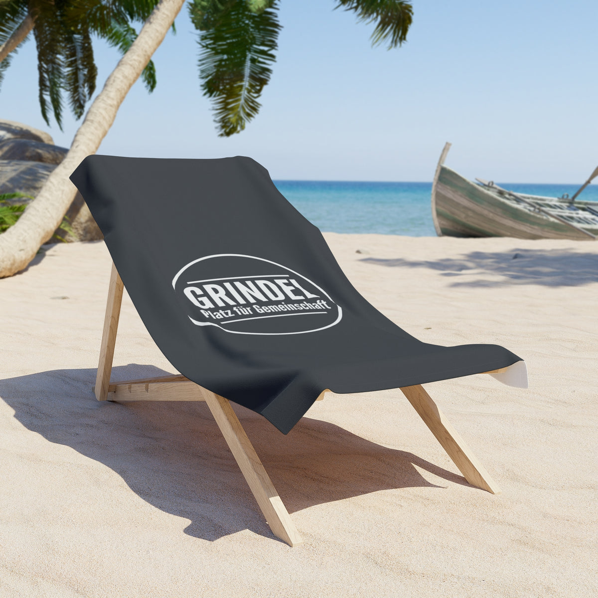Grindel-Strandhandtuch – Der offizielle Liegeplatz für alle Freunde des Grindels.