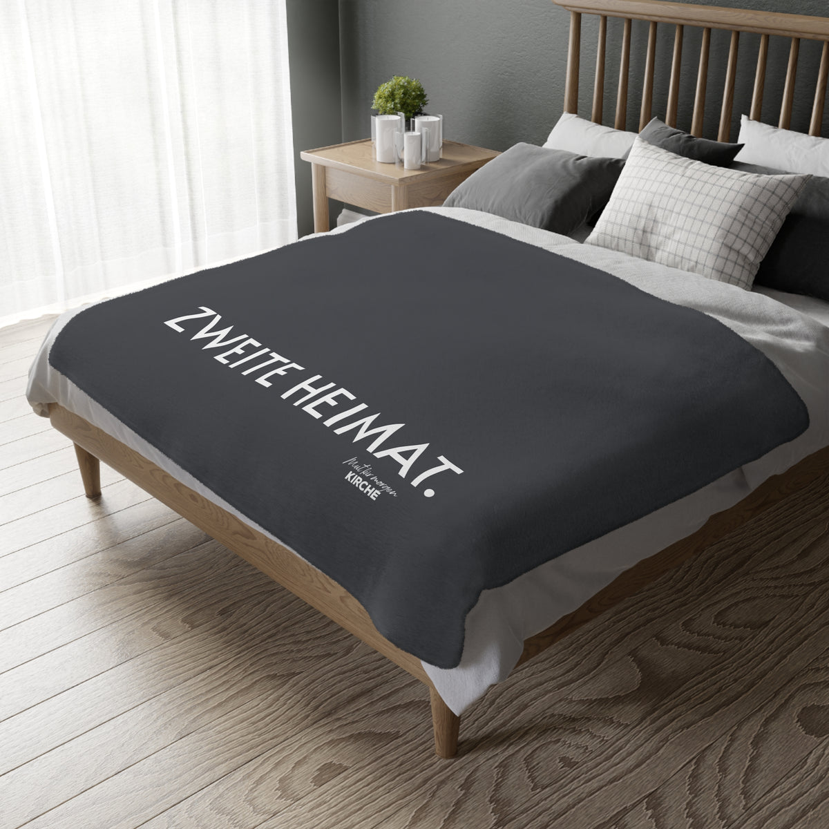 Kuscheldecke „ZWEITE HEIMAT.“