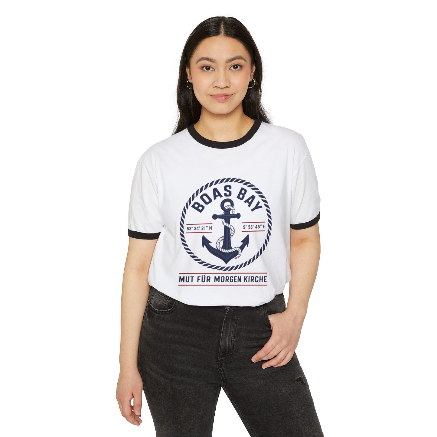 BoasBay Ringer Shirt – Für Menschen mit Kompass im Herzen