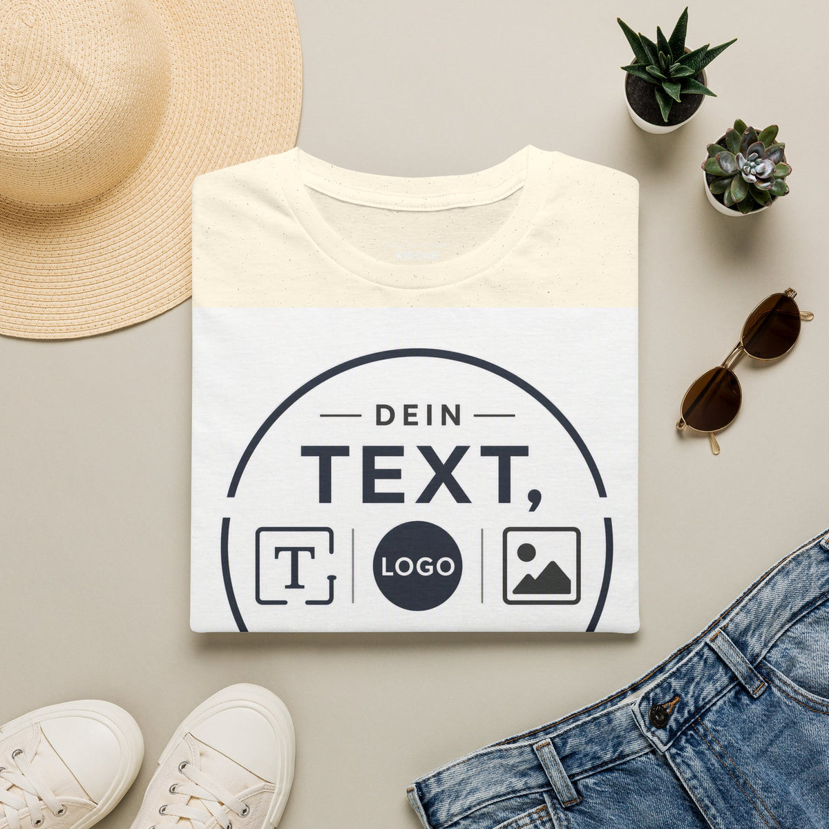 Custom Text & Logo T-Shirt