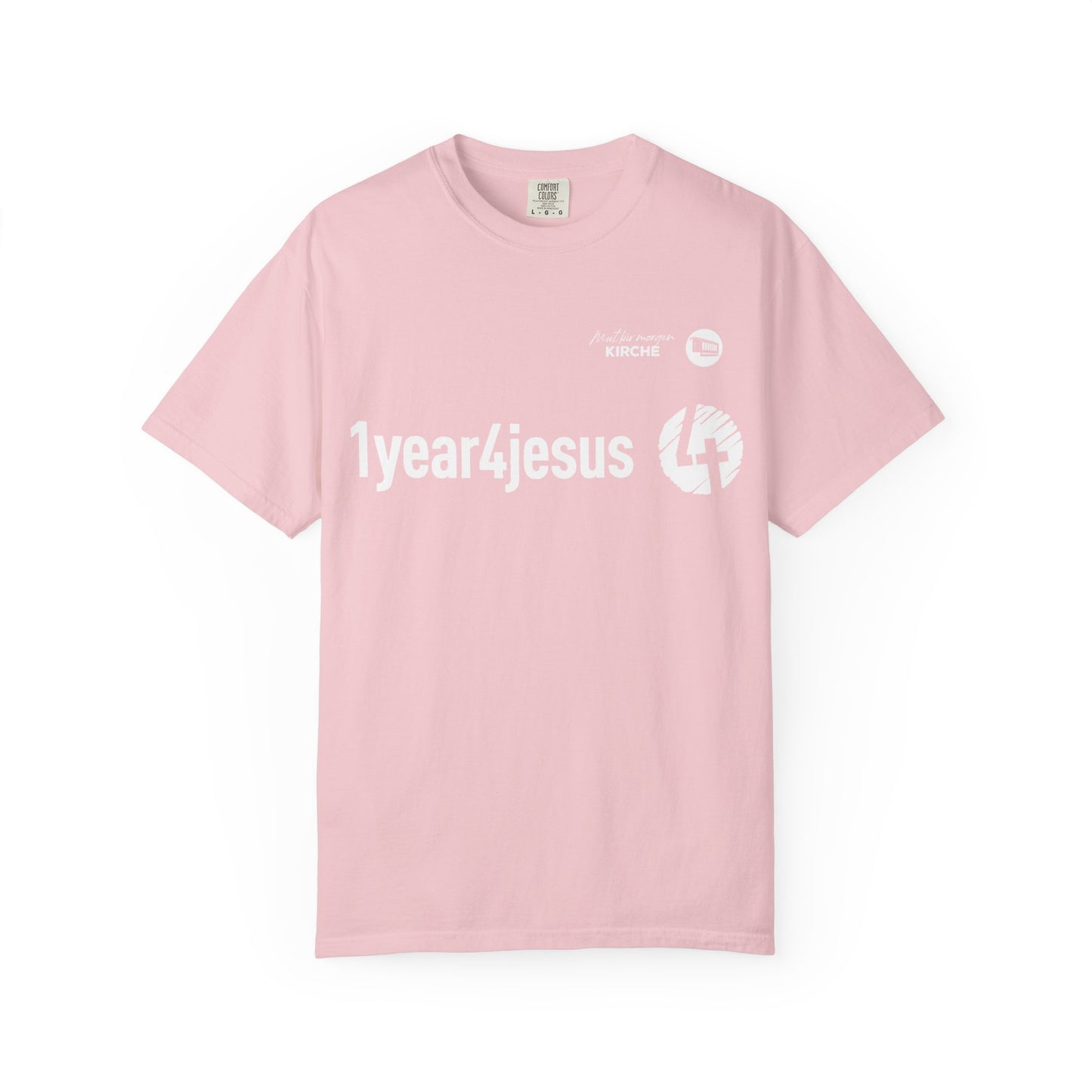 1year4jesus T-Shirt — Christian Faith Graphic Tee (Olive)
