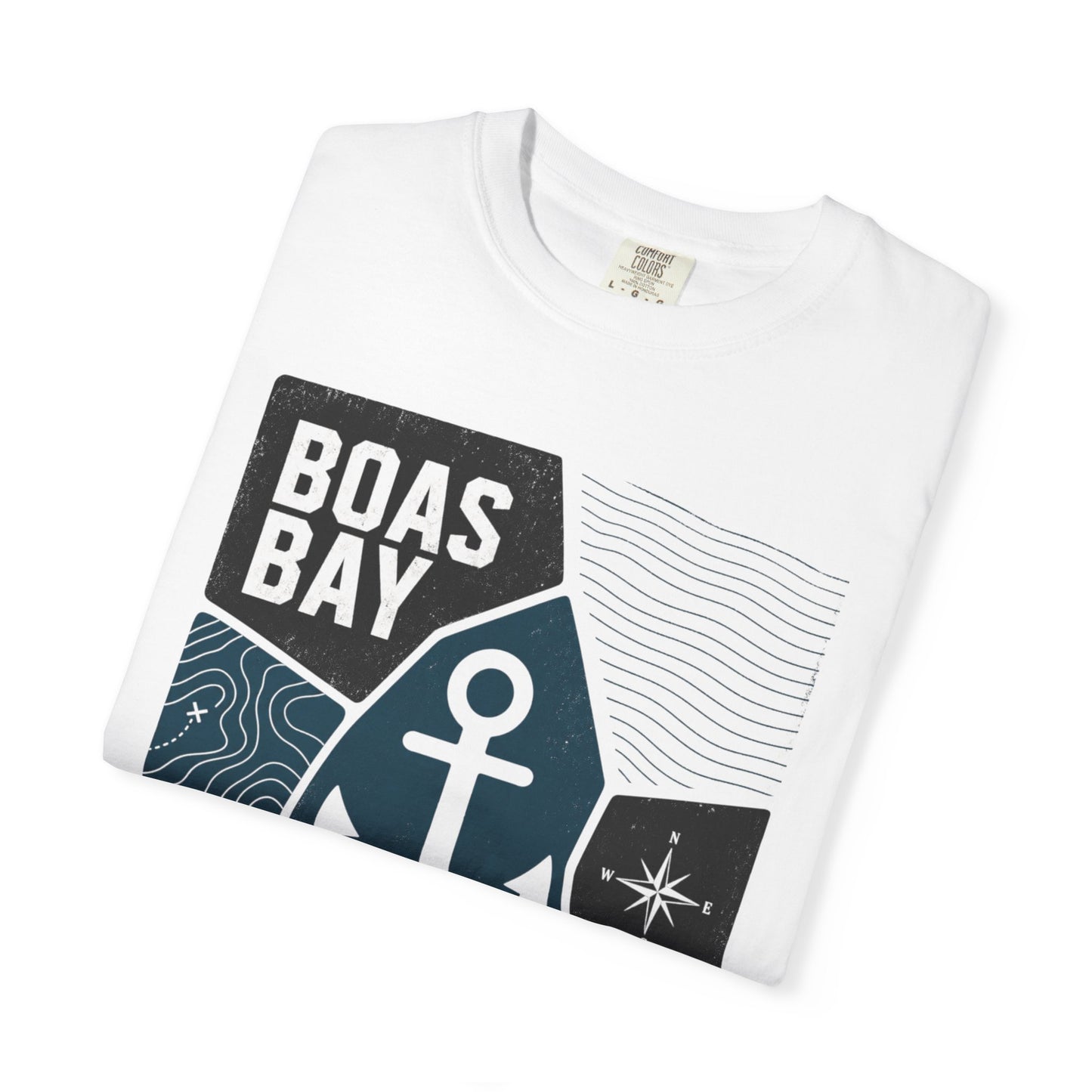 BoasBay T-Shirt „Mut für Morgen“ – Maritimes Anker Design