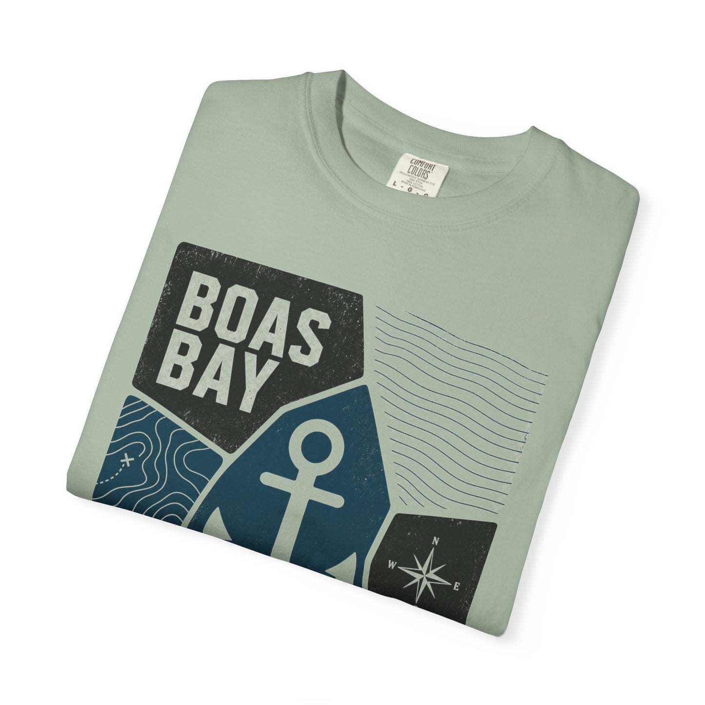 BoasBay T-Shirt „Mut für Morgen“ – Maritimes Anker Design