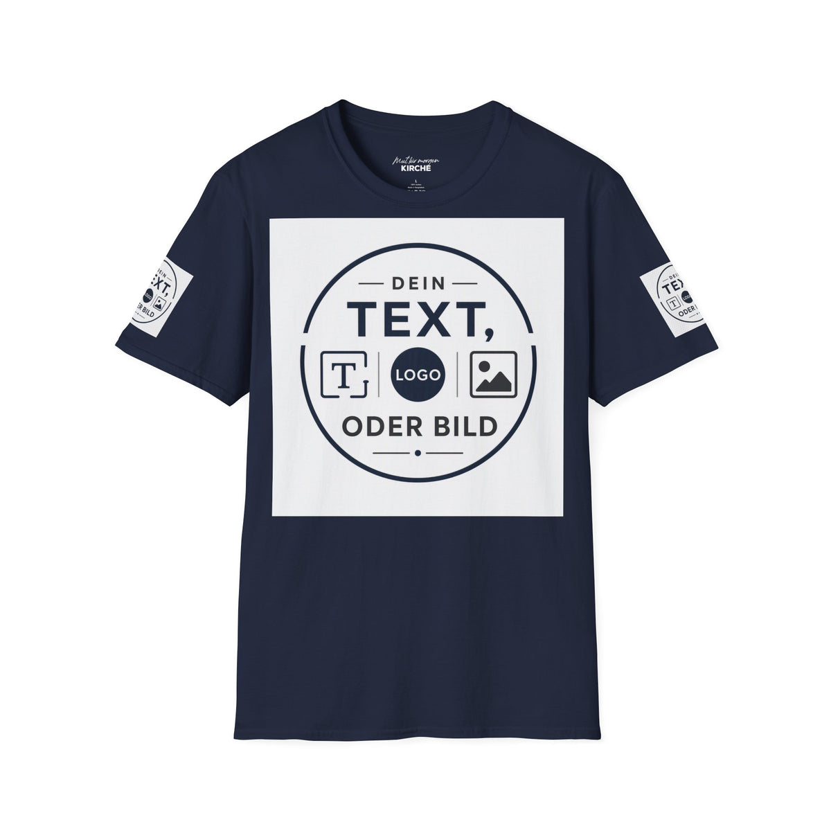 Custom Text & Logo T-Shirt