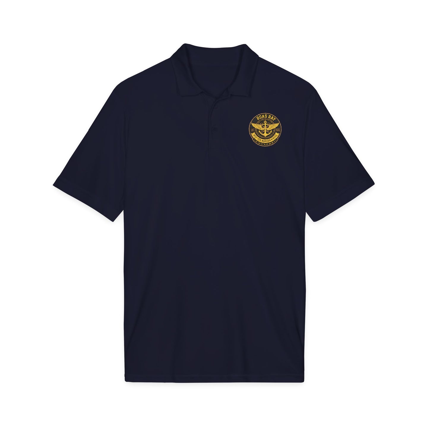 BoasBay Gold Crest Polo – Für alle, die Stil mit an Bord nehmen