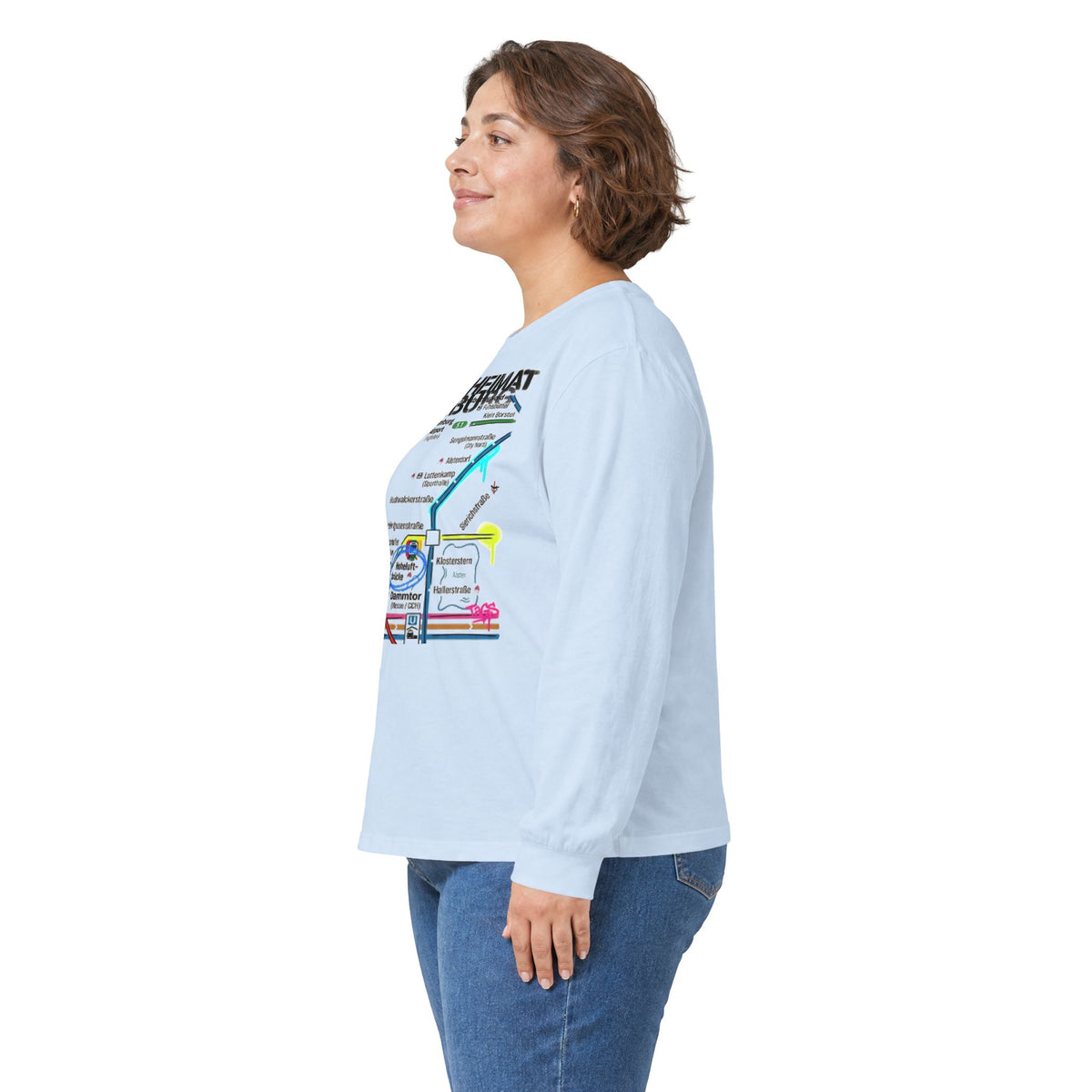 Hamburg Metro Map Tee – „Zweite Heimat Hamburg“