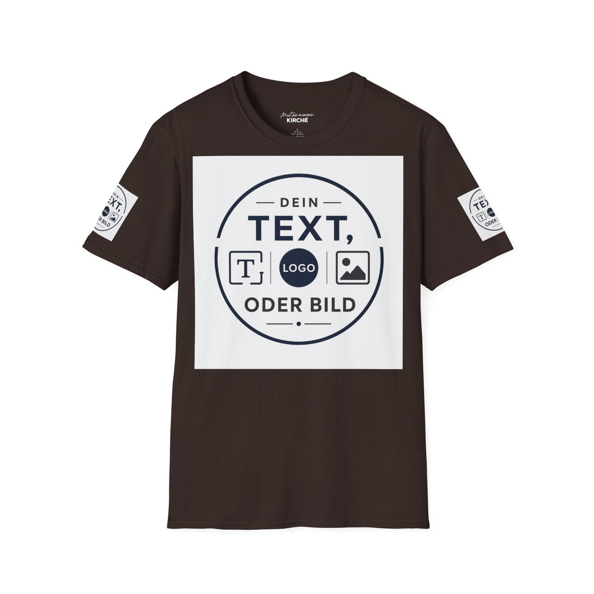 Custom Text & Logo T-Shirt