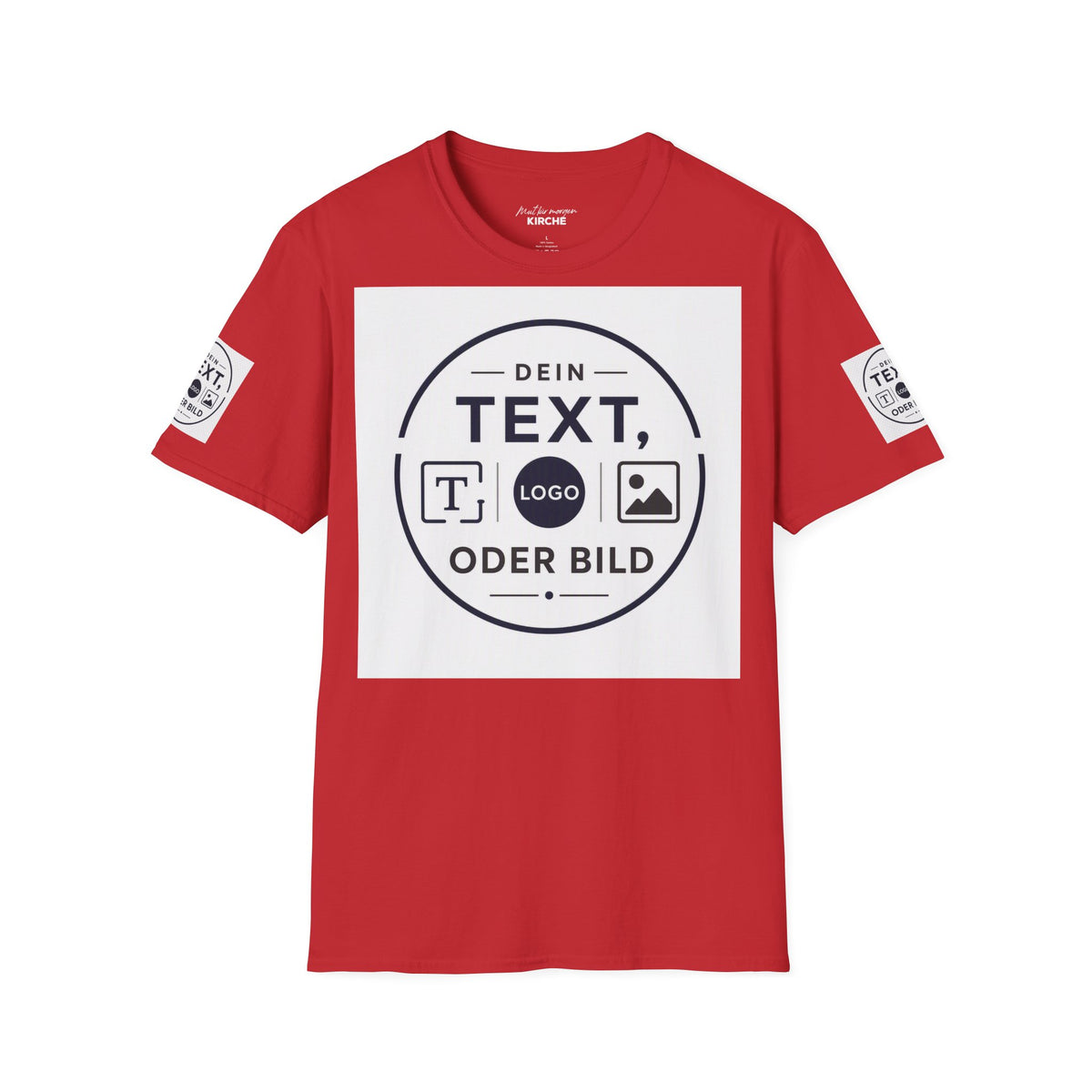 Custom Text & Logo T-Shirt