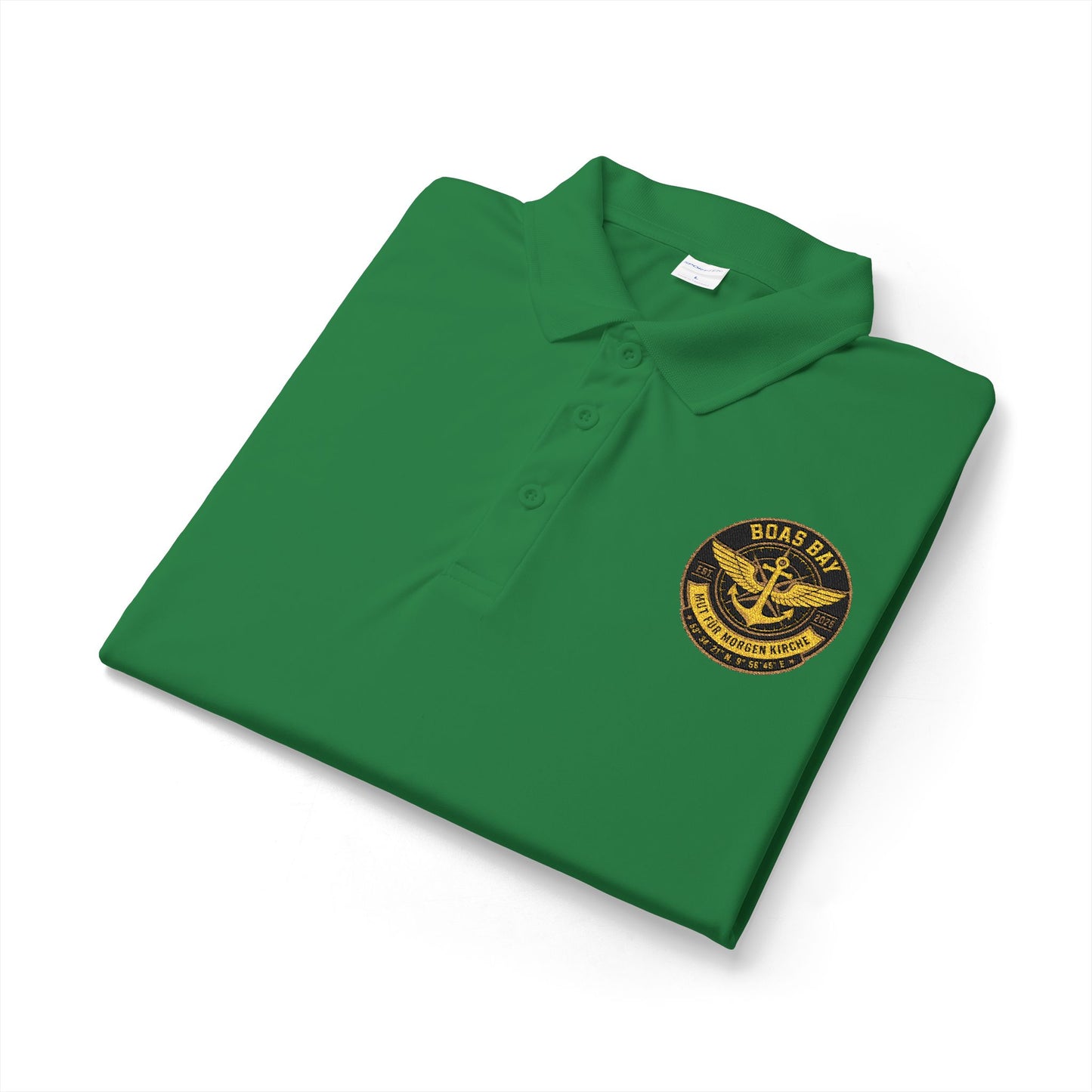BoasBay Gold Crest Polo – Für alle, die Stil mit an Bord nehmen