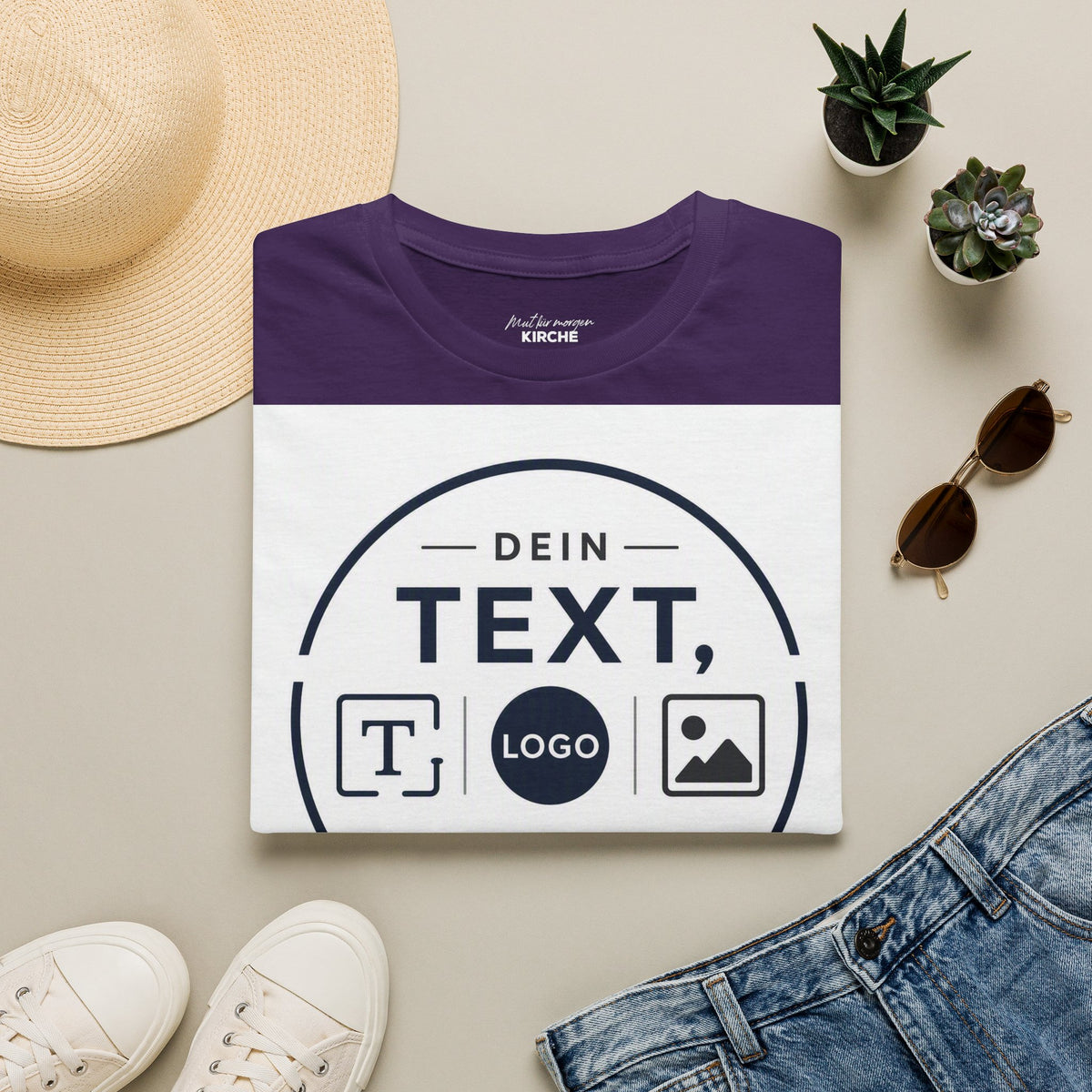Custom Text & Logo T-Shirt