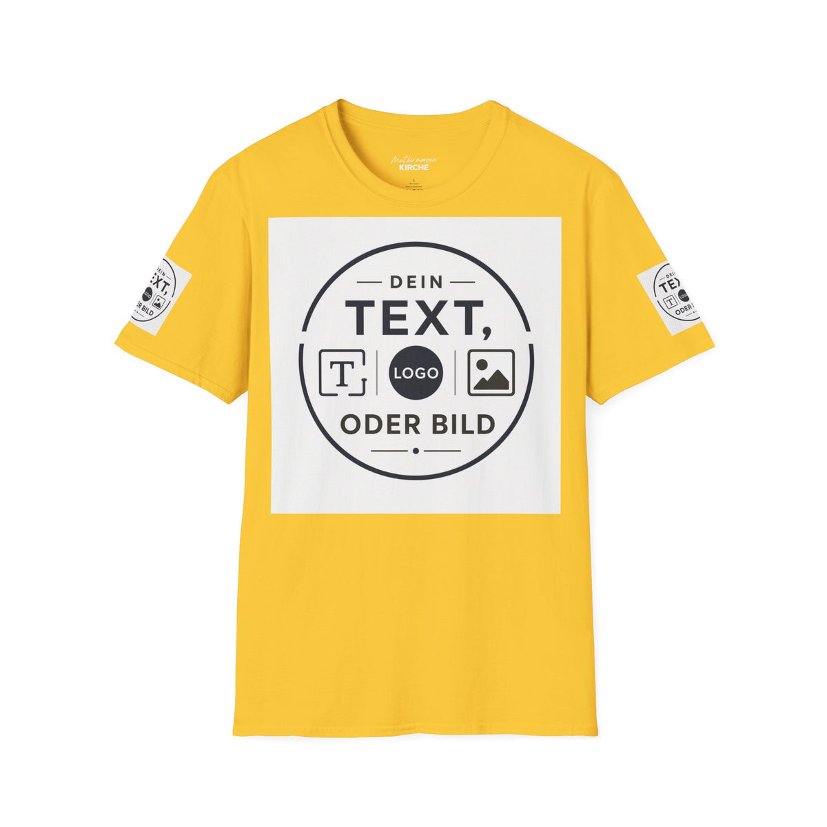 Custom Text & Logo T-Shirt