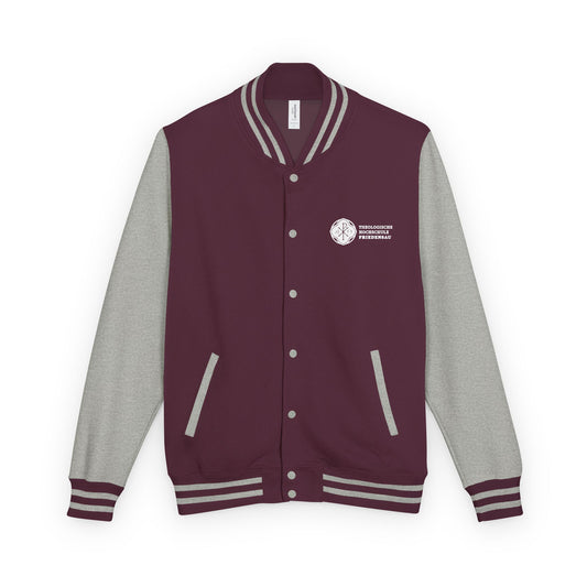 Letterman Jacket - Pink White Retro Varsity Style