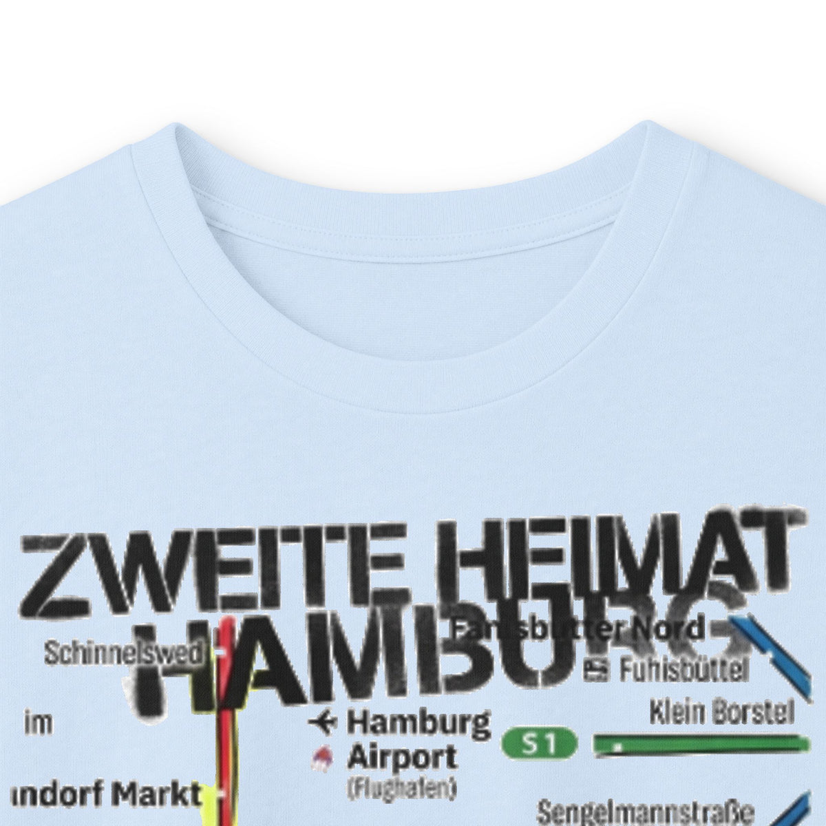 Hamburg Metro Map Tee – „Zweite Heimat Hamburg“