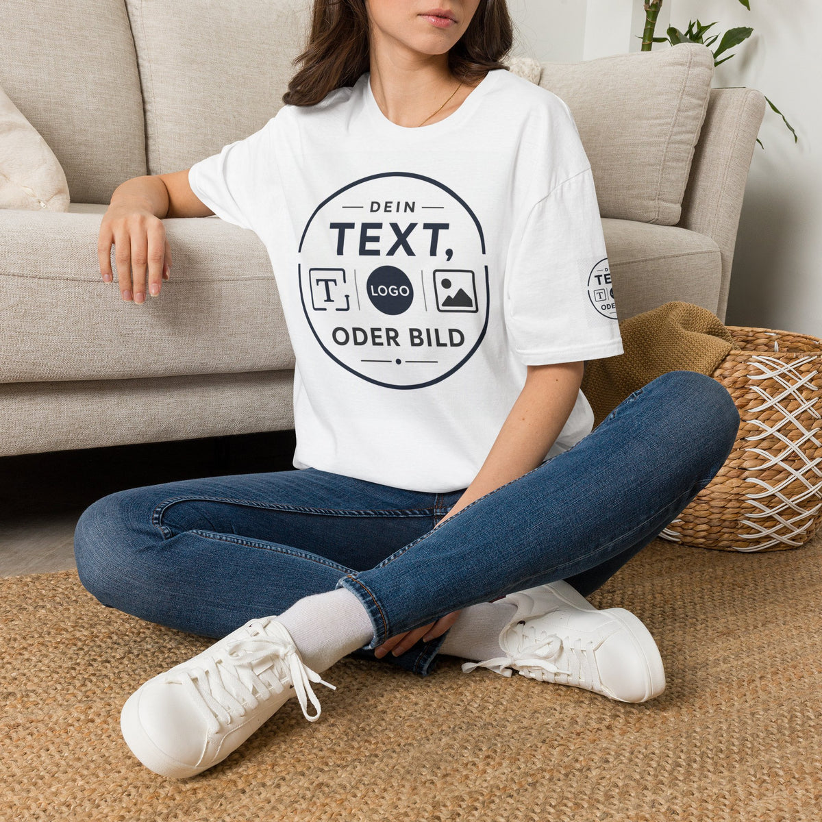 Custom Text & Logo T-Shirt