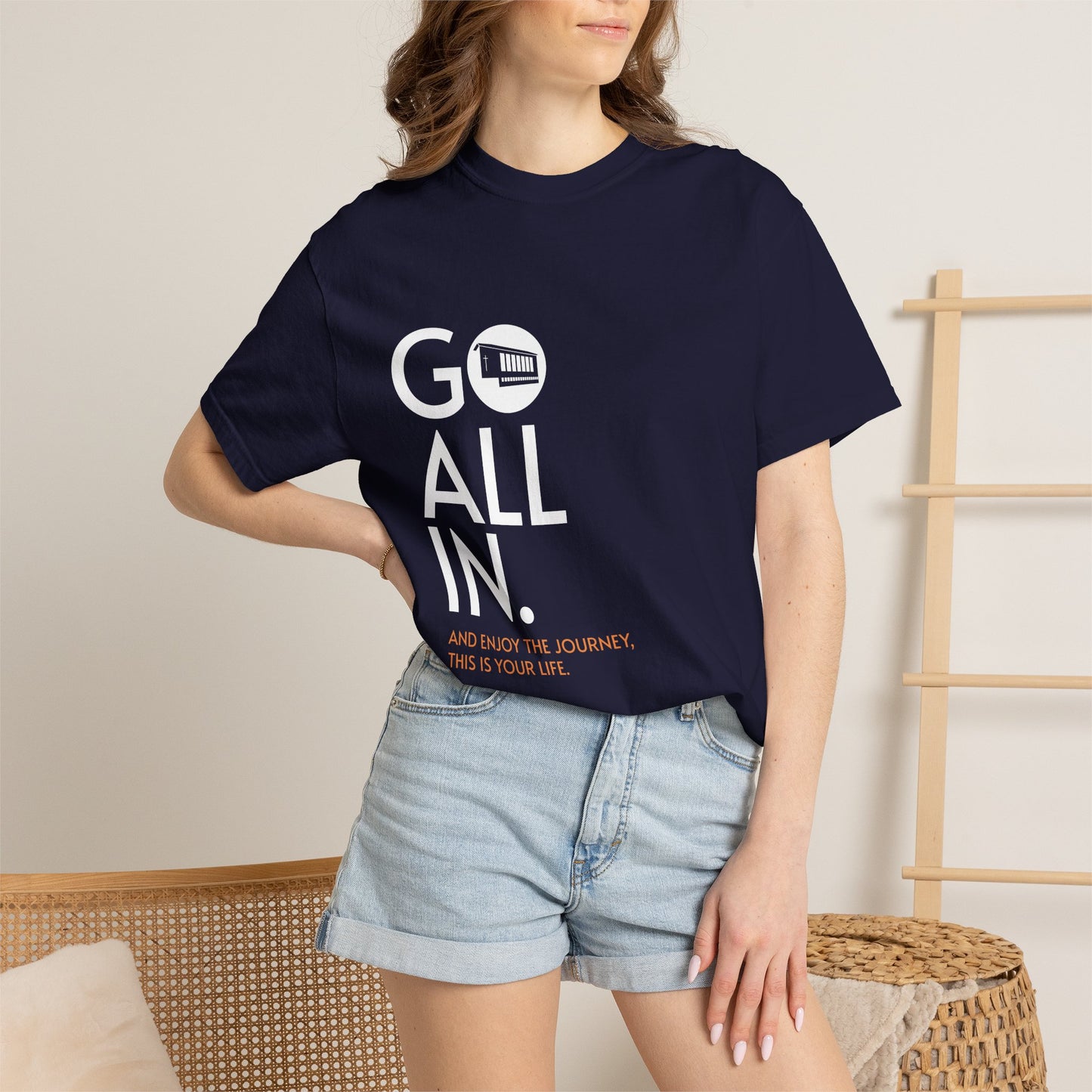 GO ALL IN. – Das Shirt für Menschen ohne Rückwärtsgang.