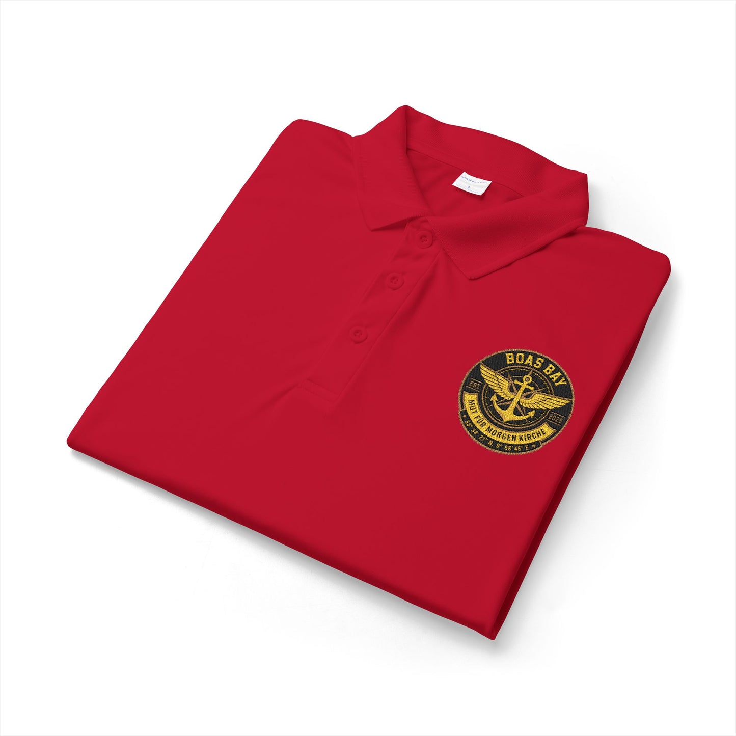 BoasBay Gold Crest Polo – Für alle, die Stil mit an Bord nehmen