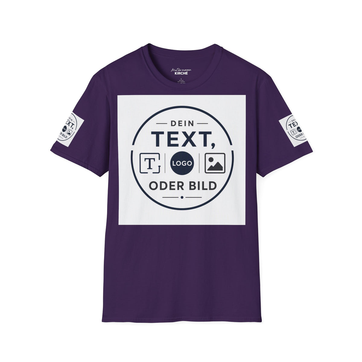 Custom Text & Logo T-Shirt