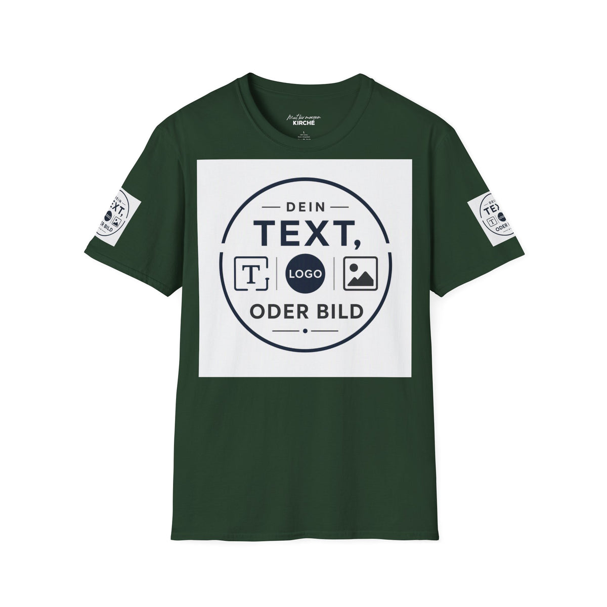 Custom Text & Logo T-Shirt
