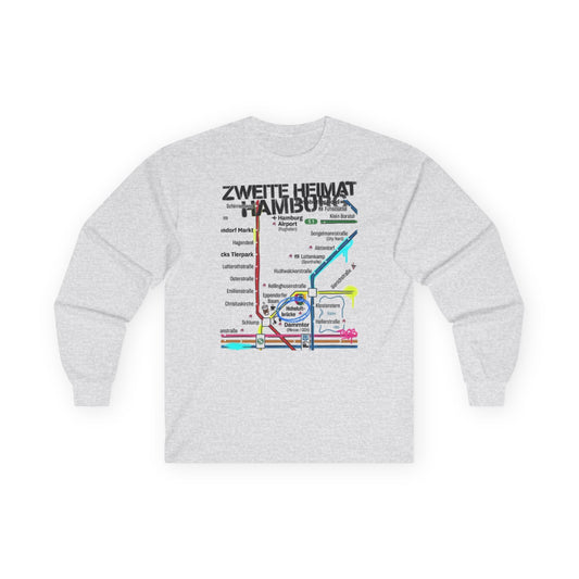 Hamburg Metro Map Tee – „Zweite Heimat Hamburg“