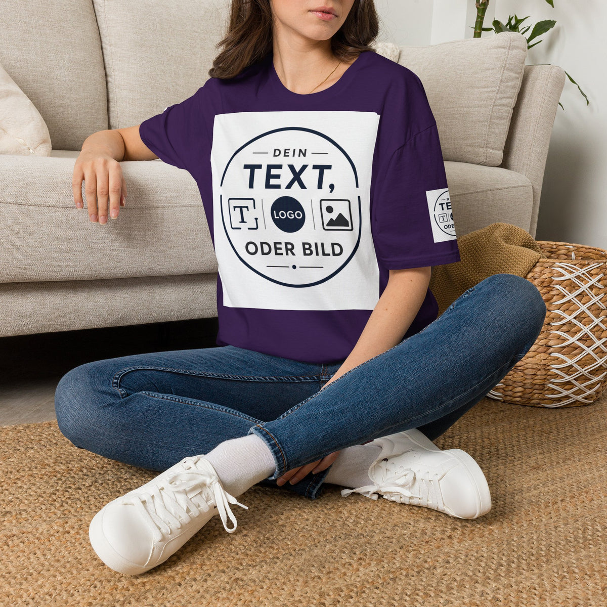 Custom Text & Logo T-Shirt