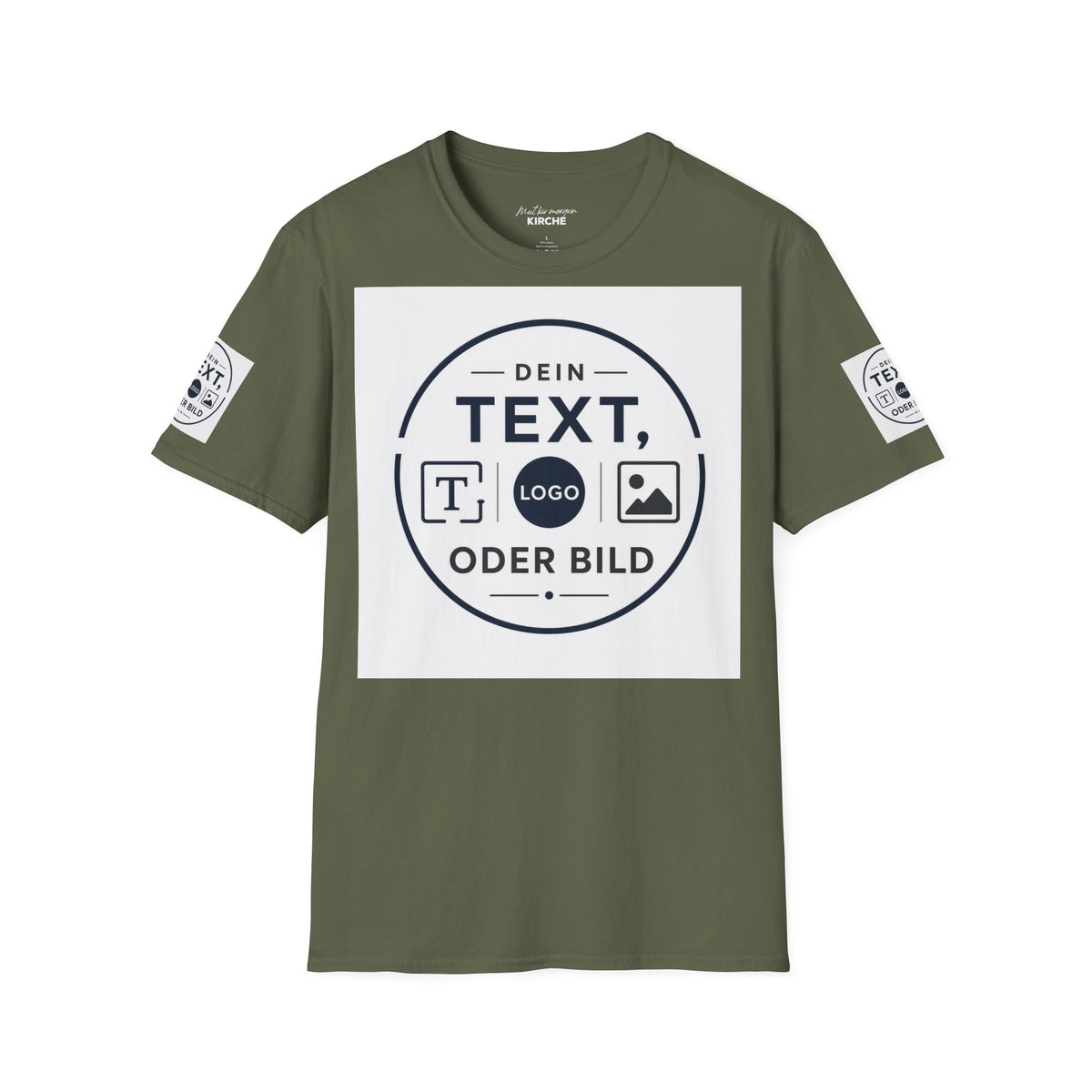 Custom Text & Logo T-Shirt