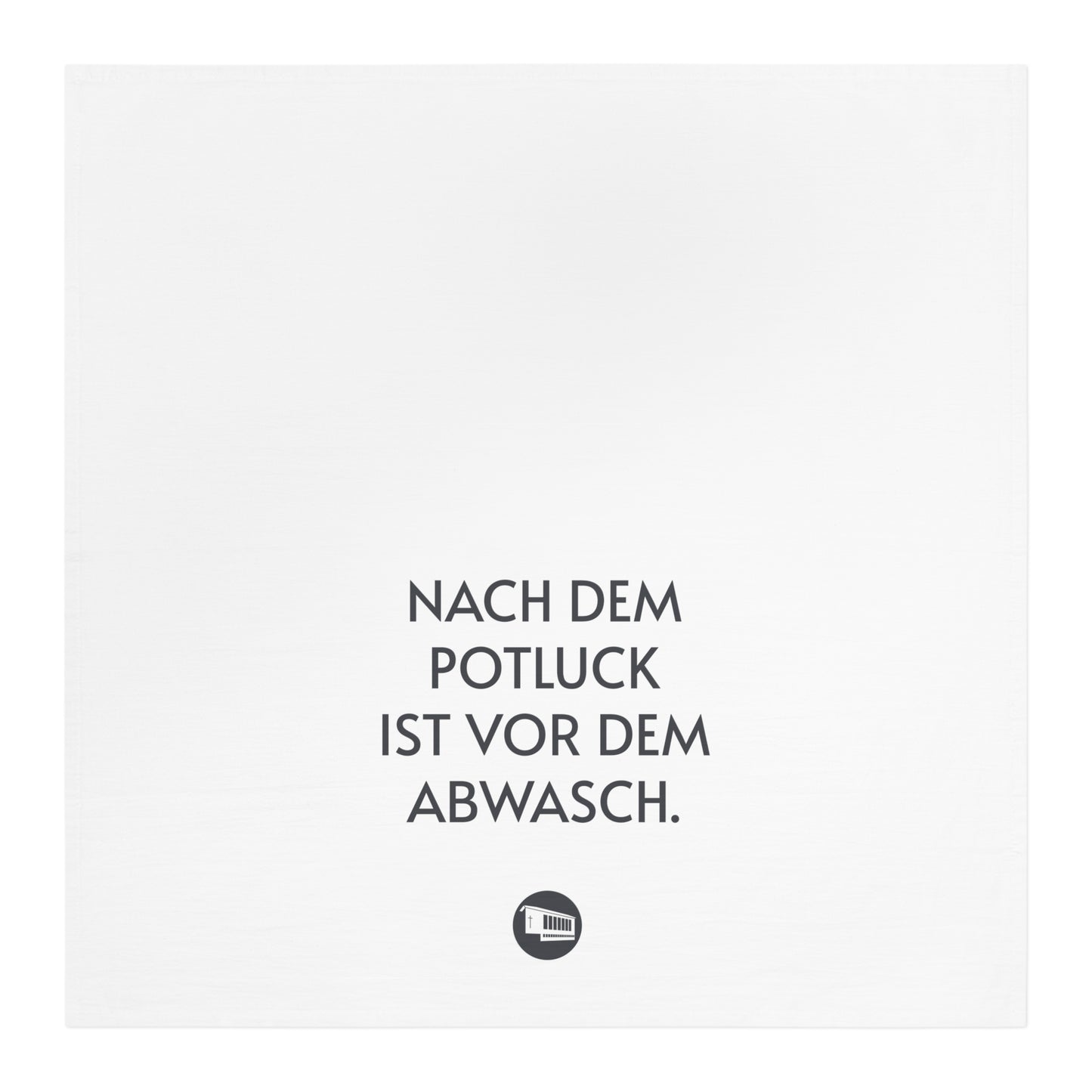 Grindel-Geschirrtuch - „Nach dem Potluck ist vor dem Abwasch.“