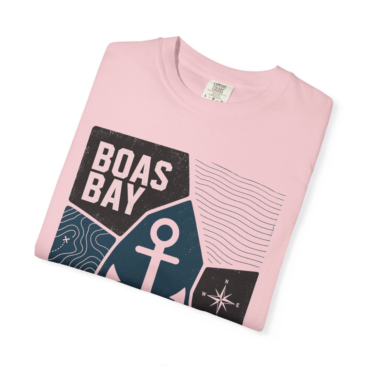 BoasBay T-Shirt „Mut für Morgen“ – Maritimes Anker Design