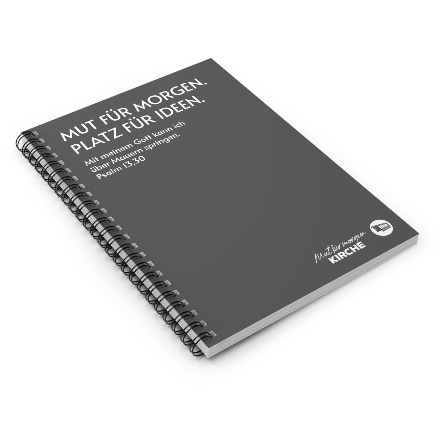 Spiral Notebook — "Mut für Morgen. Platz für Ideen."