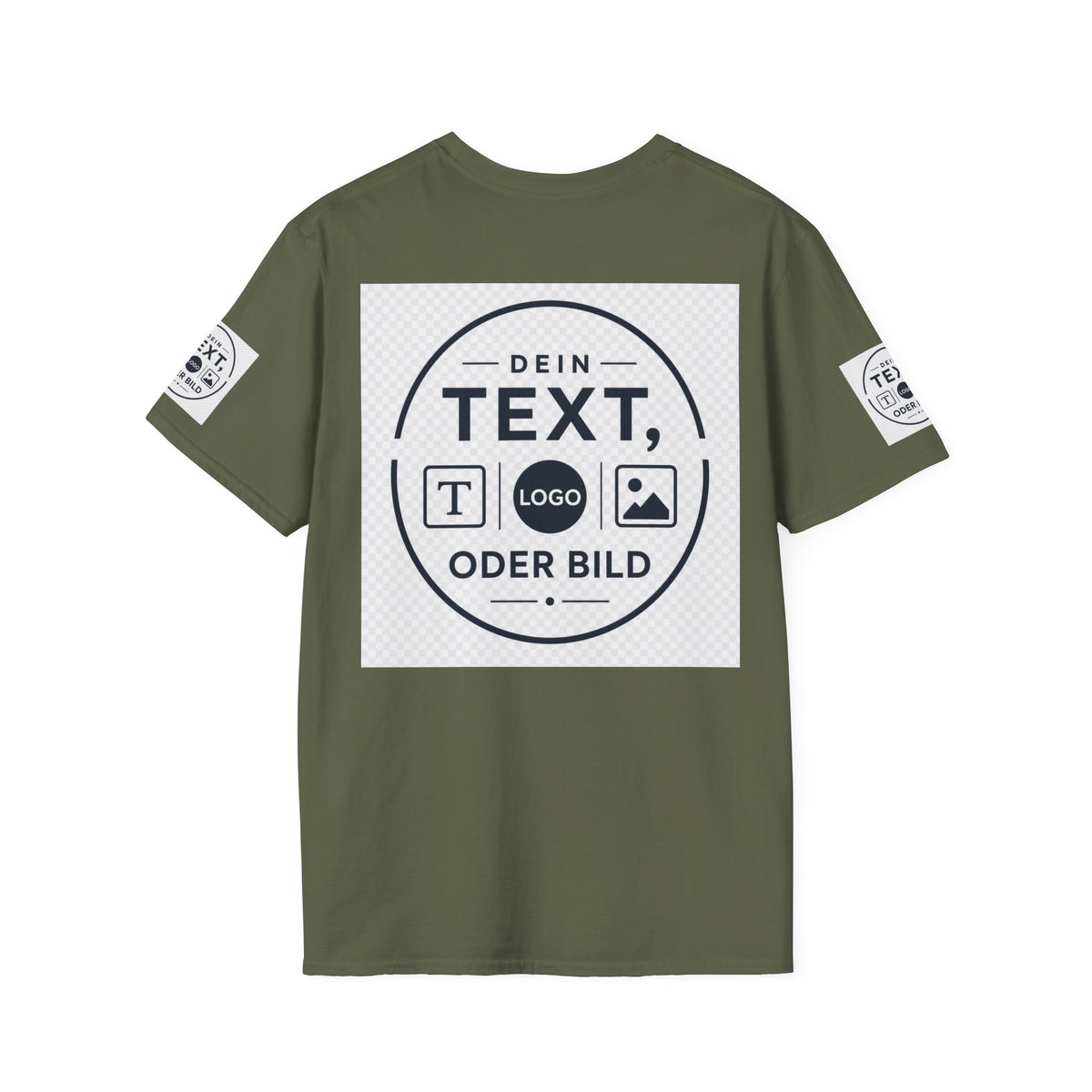 Custom Text & Logo T-Shirt