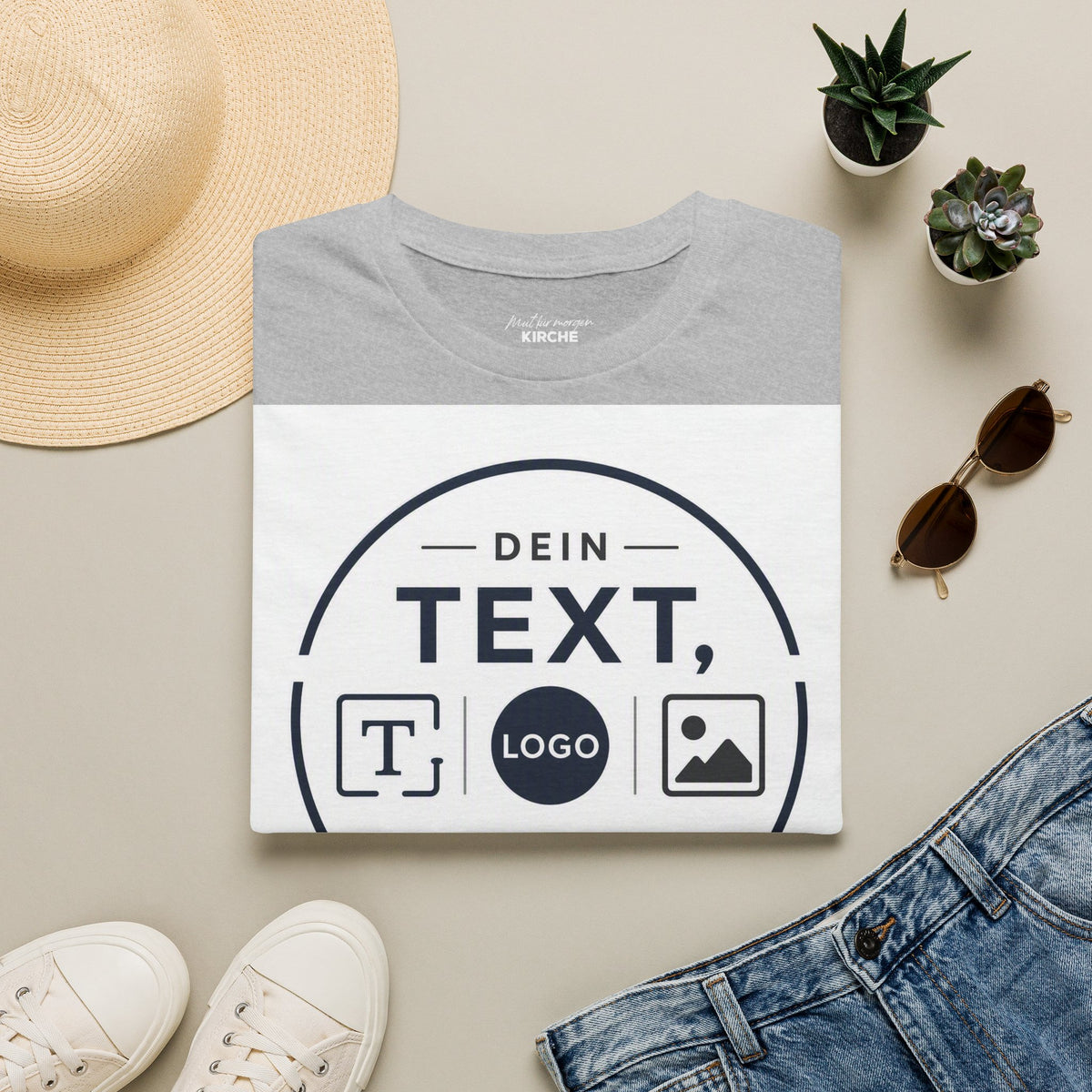 Custom Text & Logo T-Shirt