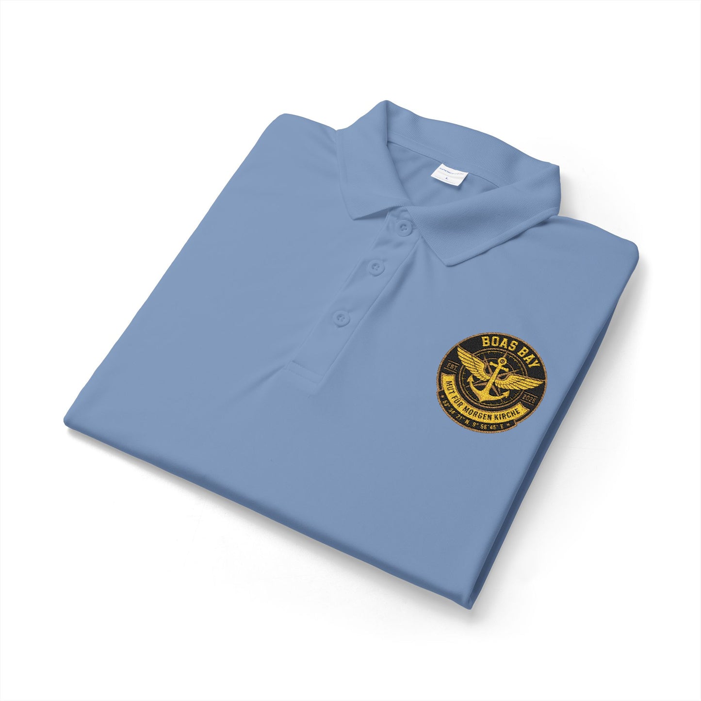 BoasBay Gold Crest Polo – Für alle, die Stil mit an Bord nehmen