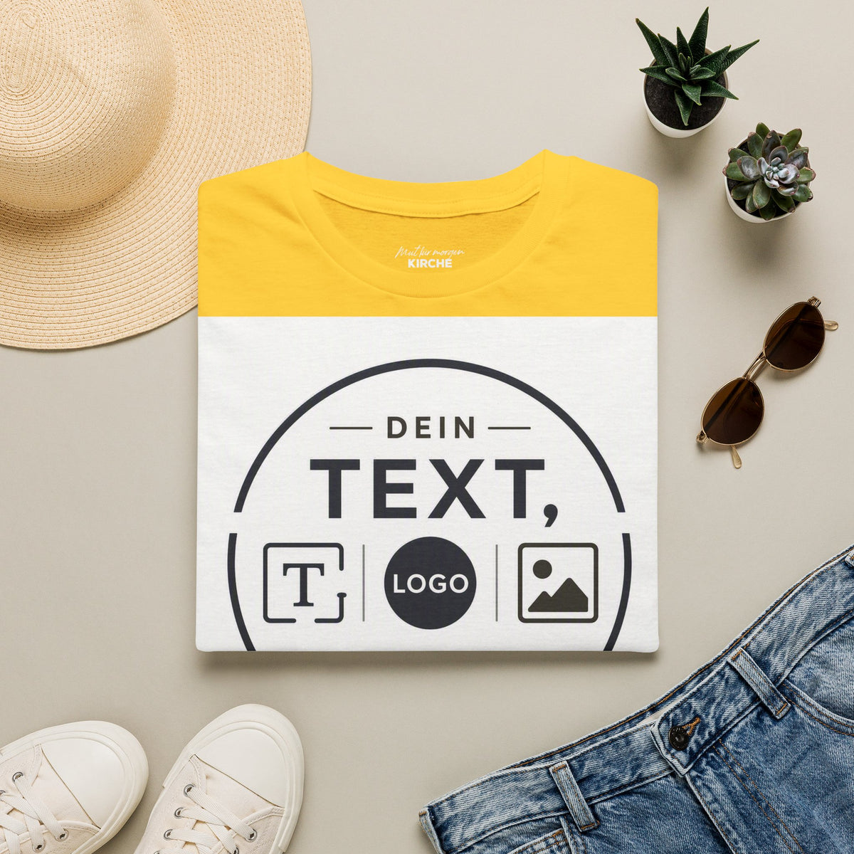 Custom Text & Logo T-Shirt