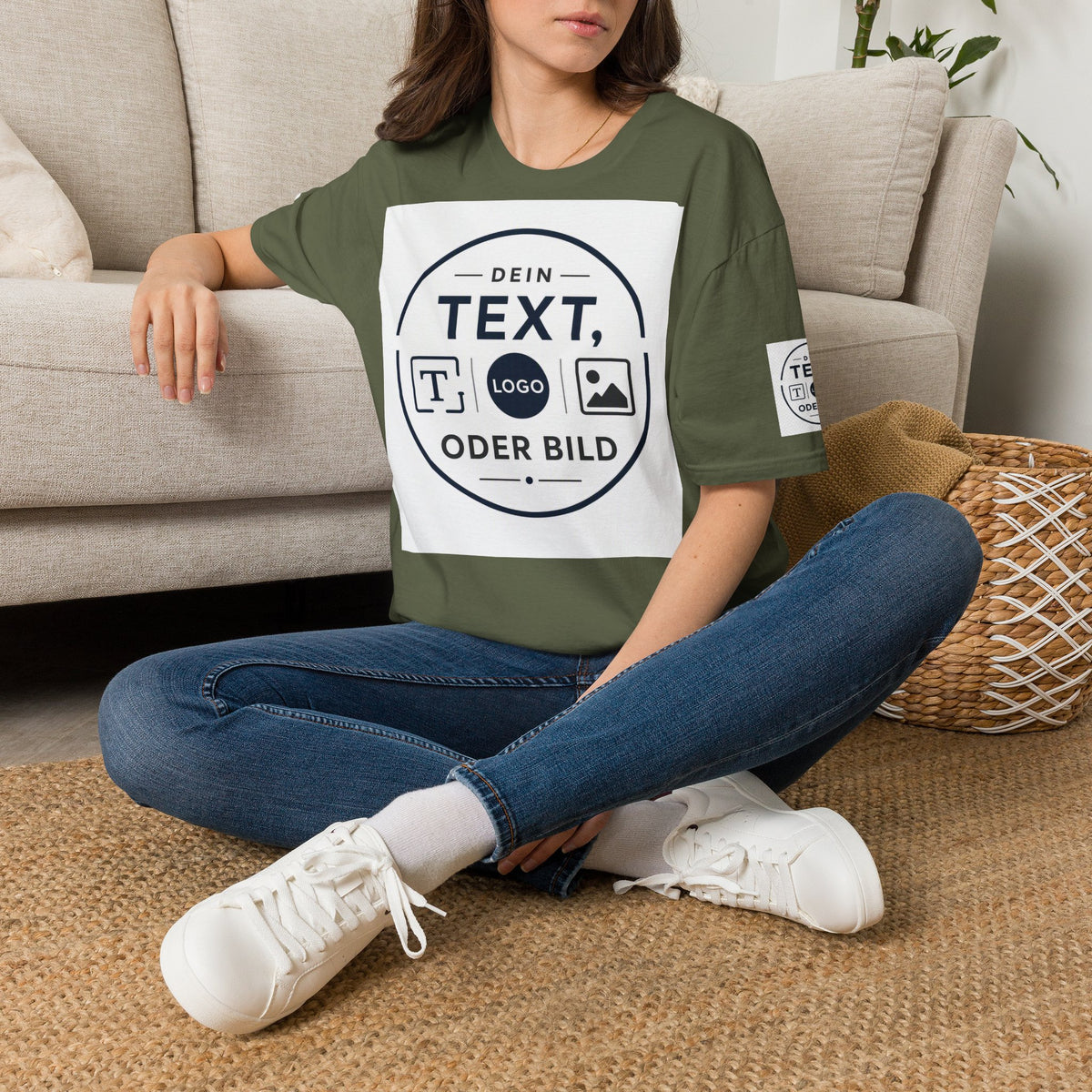 Custom Text & Logo T-Shirt