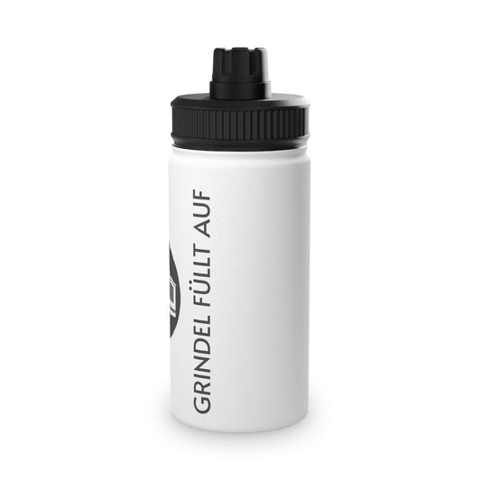 Grindel-Trinkflasche „Grindel füllt auf“ – witzige Flasche für Gemeinde, Alltag und unterwegs